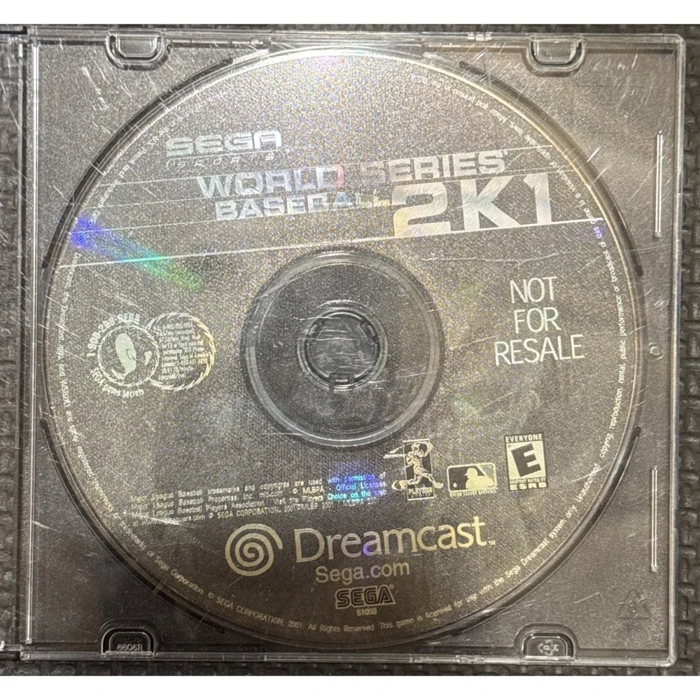 Lot Of 3 Sega Dreamcast Games NBA 2k1 CIB NFL 2K1 CIB World Series 2K1 Disc Only